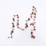 guirlande artificielle fleurs roses décoration mariage anniversaire intérieur romantique