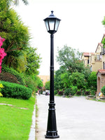 lumière rue extérieure or noir ip65 led moderne classique éclairage public ac 110v 240v