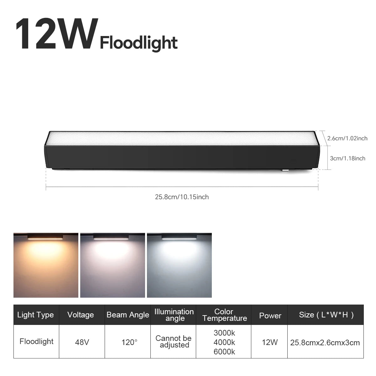 éclairage led spots clips magnétiques rail noir moderne 249 2000 lumens cct