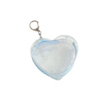 boîte transparente pvc marbrée coeurs plastique anneau métallique rangement poupées couleurs transparentes moderne minimaliste