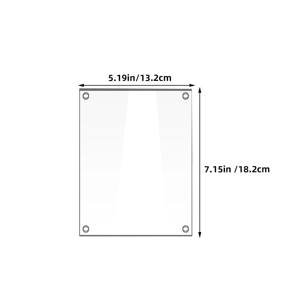 cadres photo acrylique transparent moderne minimaliste décoration maison chambre salon