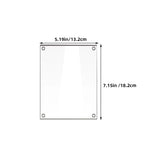 cadres photo acrylique transparent moderne minimaliste décoration maison chambre salon