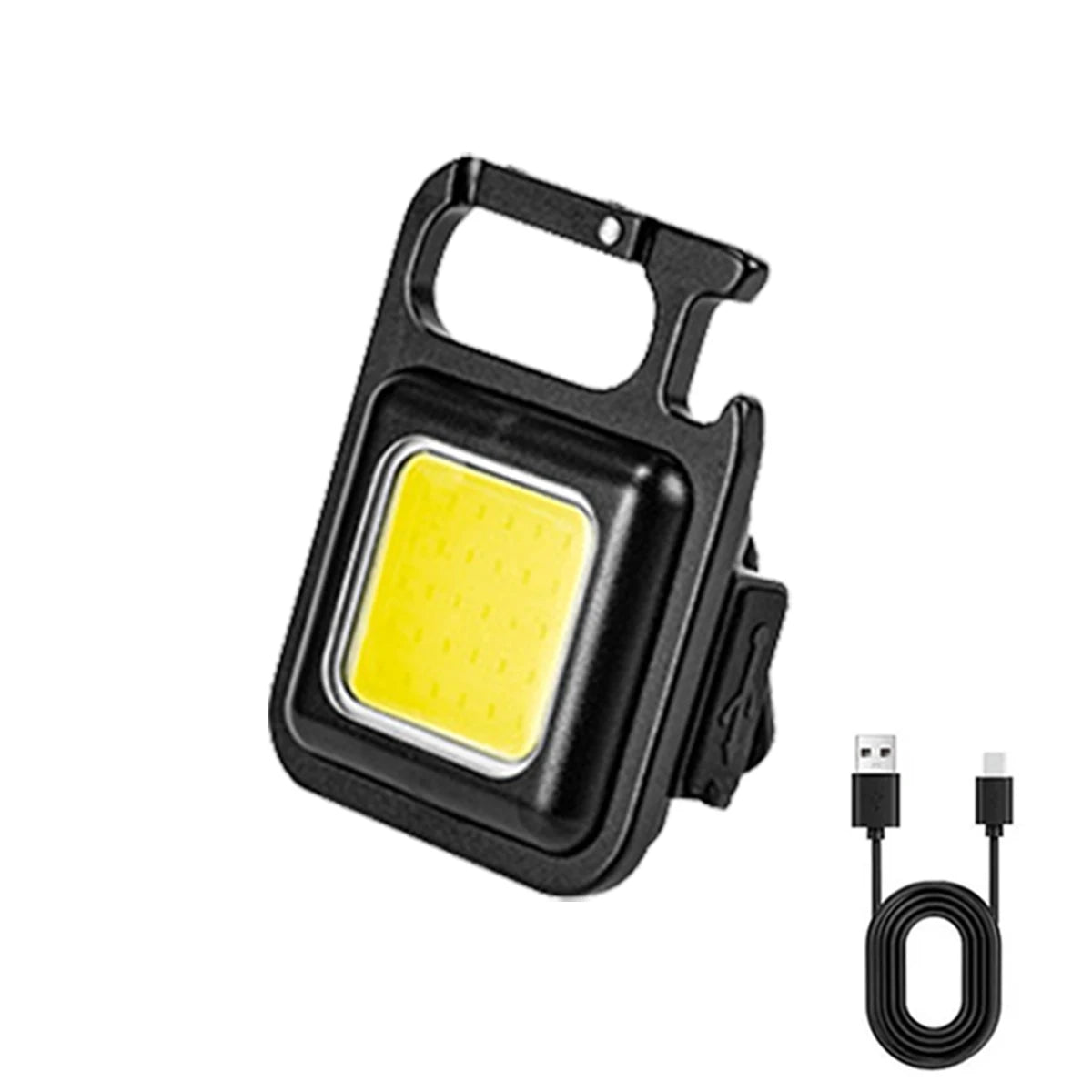 lampe frontale led noir clip camping pêche nuit haute luminosité étanche rechargeable usb