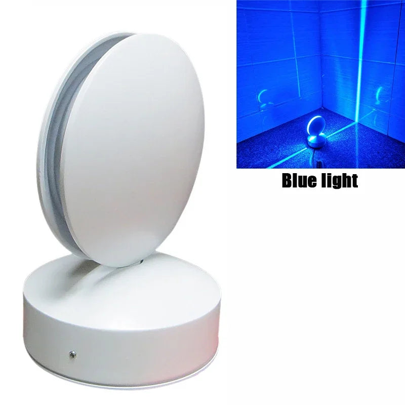 éclairage mural led moderne blanc rose rouge vert bleu jaune orange 360 degrés