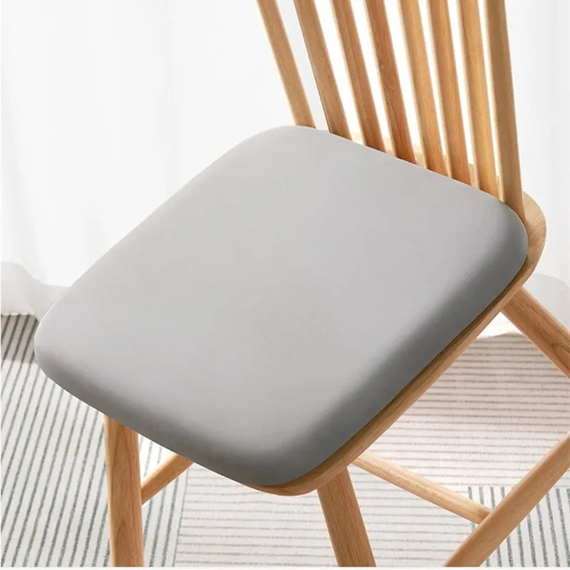 coussin mémoire forme 40x40cm bleu pastel texture rugueuse lavable minimaliste