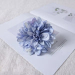 fleur artificielle moderne clip métallique multicolore décoration intérieure ornement chambre bleu rose jaune verte