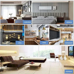 ventilateur pliable led blanc moderne 360 degrés angle réglable sans scintillement 220v