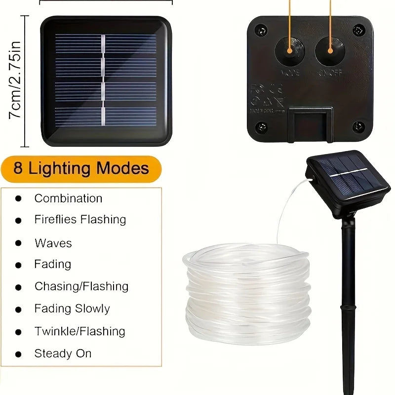 guirlande lumineuse multicolore 200 led modes clips moderneextérieur jardin fêtes