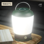 lampe camping rechargeable led vert blanc moderne pratique