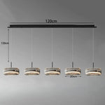 suspension lumineuse moderne transparente reliefs câbles suspendus 90 260V flux lumineux 249 2000