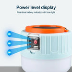 lampe portable camping rechargeable usb solaire led indicateur batterie poignée abatjour moderne