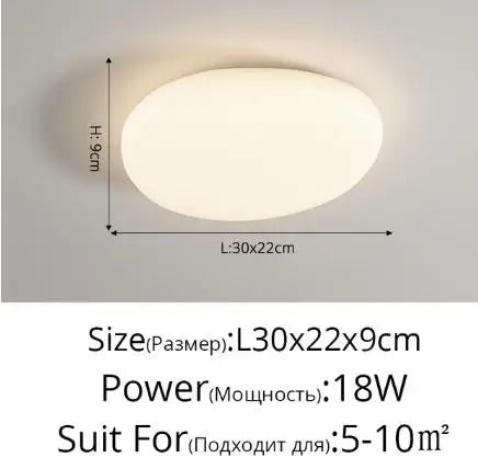 plafonnier moderne blanc nuages minimaliste éclairage chambre restaurant led toucher