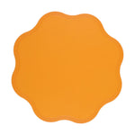 placemat moderne bleu rose gris élégant bords dentelés bord assiette fourchette couteau resistant
