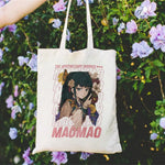 sac main blanc fille fleurs motifs floraux rétro décontracté sans fermeture éclair toileversible