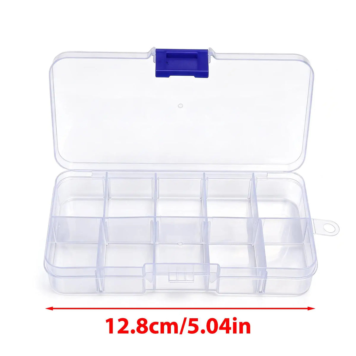 boîtes rangement transparentes plastique poignées modernes pratiques compartiments réglables bijoux oreilles