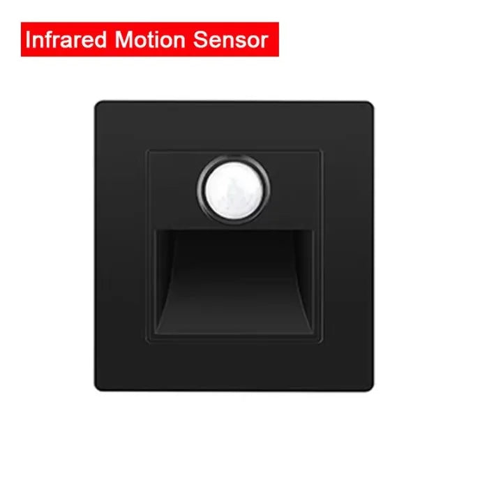 lampe sol détecteur mouvement led blanc noir gris moderne