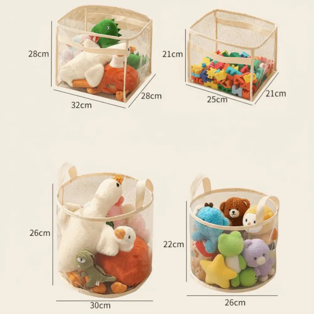 boîtes rangement transparentes modernes réutilisables poignées beige toiles unies grandes capacités