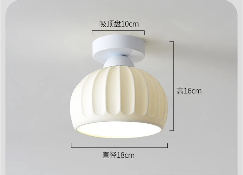 lampe moderne acrylique verre céramique blanc doré rayures horizontales minimaliste