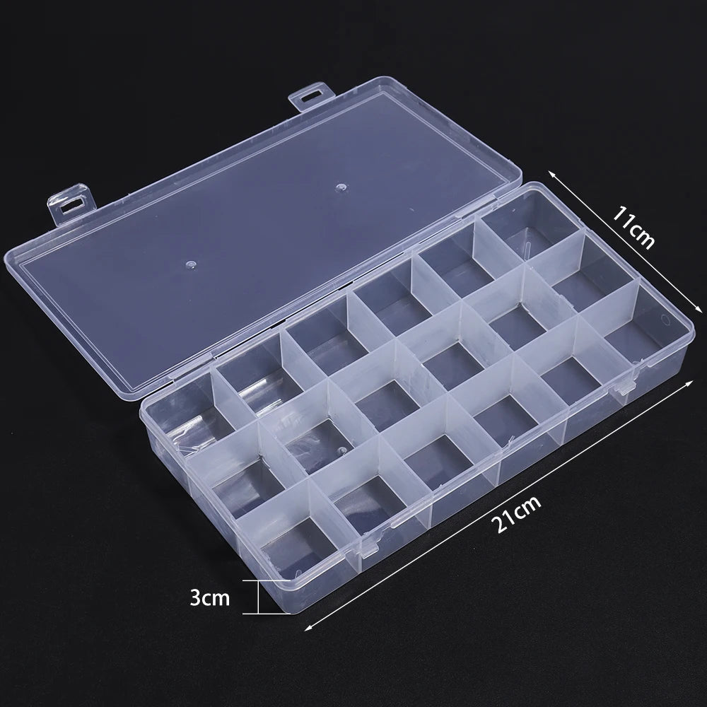 boîtes rangement bijoux transparentes modernes compartimentées clips portables voyage commercial