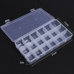 boîtes rangement bijoux transparentes modernes compartimentées clips portables voyage commercial