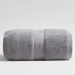 serviettes bain coton blanc gris bleu séchage rapide absorption rapide dimension 80x160cm