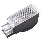 lampe led moderne noire transparente grille clips 12v 24v voiture intérieure bienvenue