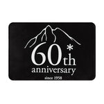 tapis bain blanc logo snow peak moderne imperméable antislip polyester coton knits classic minimaliste