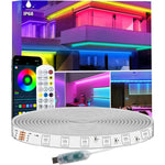 ruban led multicolore moderne synchronisation musique application bluetooth contrôleur usb télécommande rf