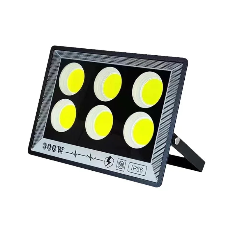 projecteur led extérieur noir moderne grille hexagonale 249 2000 lumens ip66 waterproof vde ul