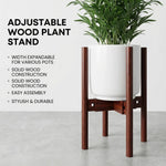 support plante bois ajustable moderne minimaliste scandinave pot céramique fourreau structure verticale adjustableintérieurextérieur