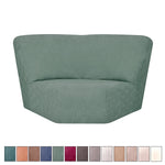 couvre siege angle marron rayures horizontales moderne elastique adhésif polyester jacquard machine linge automne
