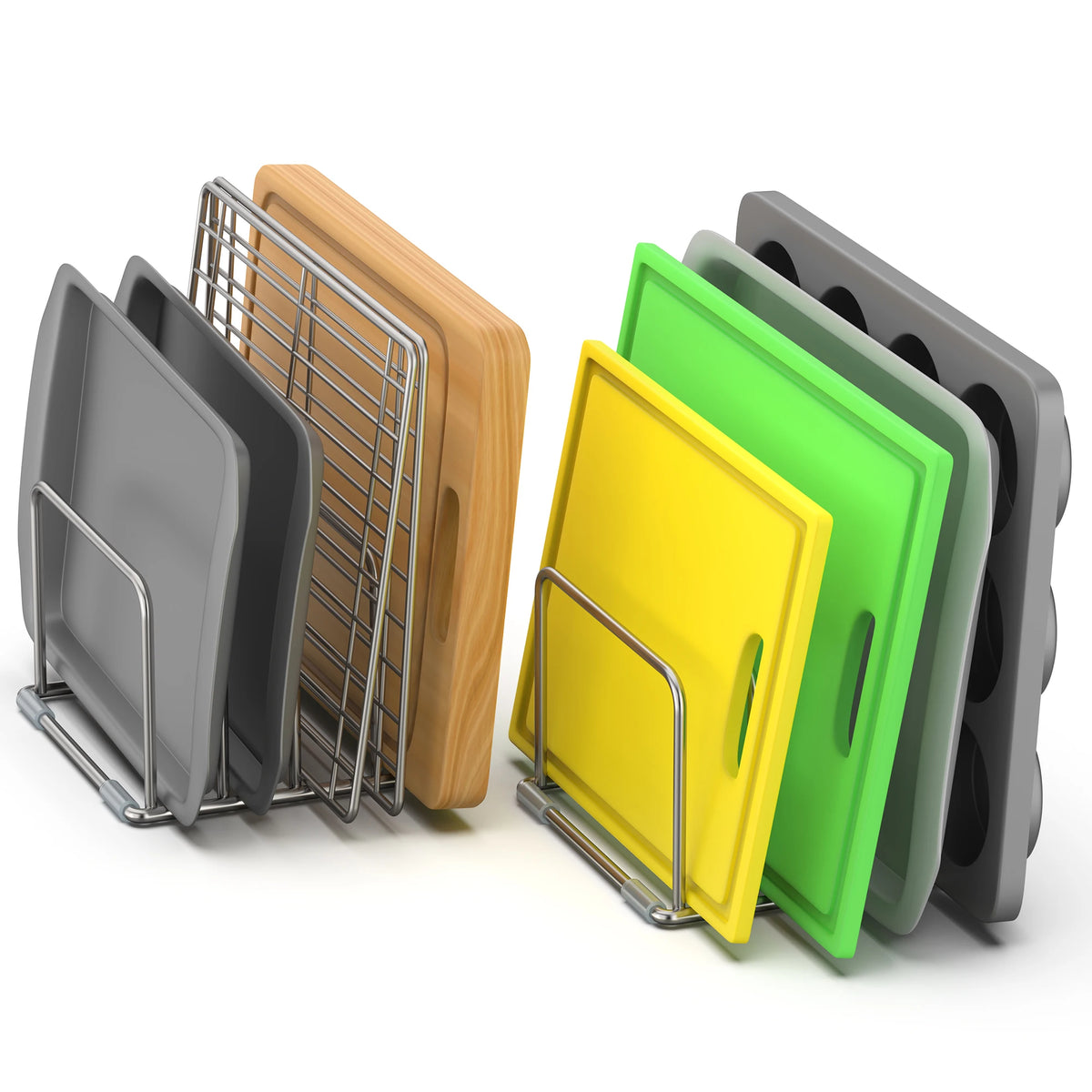 support planche découper acier inoxydable résistant rouille utilisation multiple moderne minimaliste pieds silicone antidérapants
