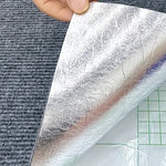 tapis auto adhésifs gris foncé rayures verticales moderne 30x30cm amovibles sol