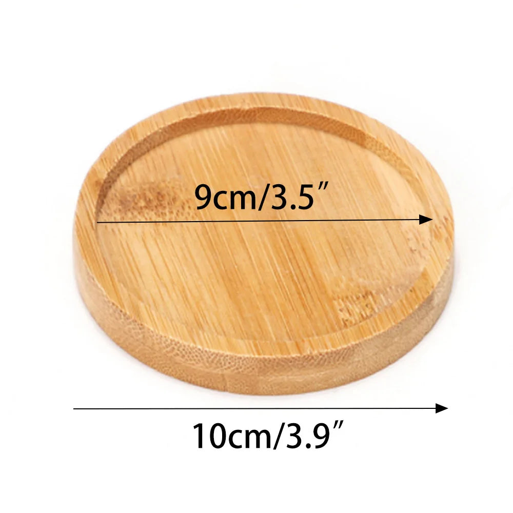supports bambou assiettes modernes rustiques pots fleurs naturels petits grands decoration maison