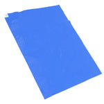 tapis adhésif bleu texture froissée moderne porte entrée sol maison simple