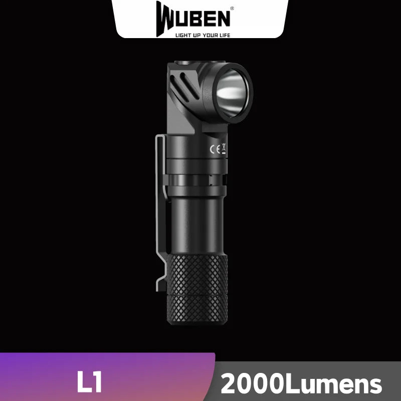 lampe frontale rechargeable led 2000 lumens 16w aluminium puissance réglable chargeur