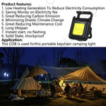 lumières led cob 5w 7000k 10000hanches 24x24mm 120degres camping portable
