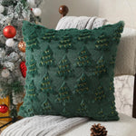 coussin beige rayures verticales moderne housse 45x45cm polyester coton zipper blancintérieur deco maison