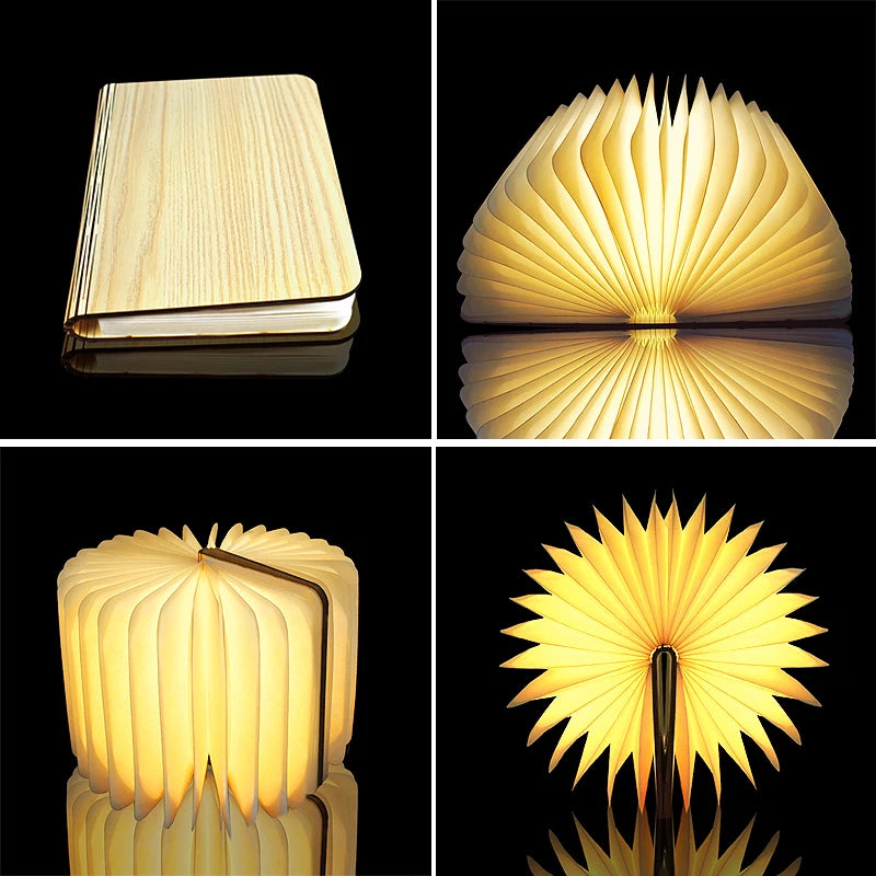lampe pliable livre blanc moderne ampoules led rechargeable aimant notice utilisation