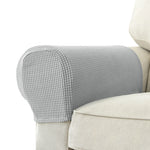 protège mains fauteuil moderne gris bleu rouge marron texture tissée lavable machine eyelets