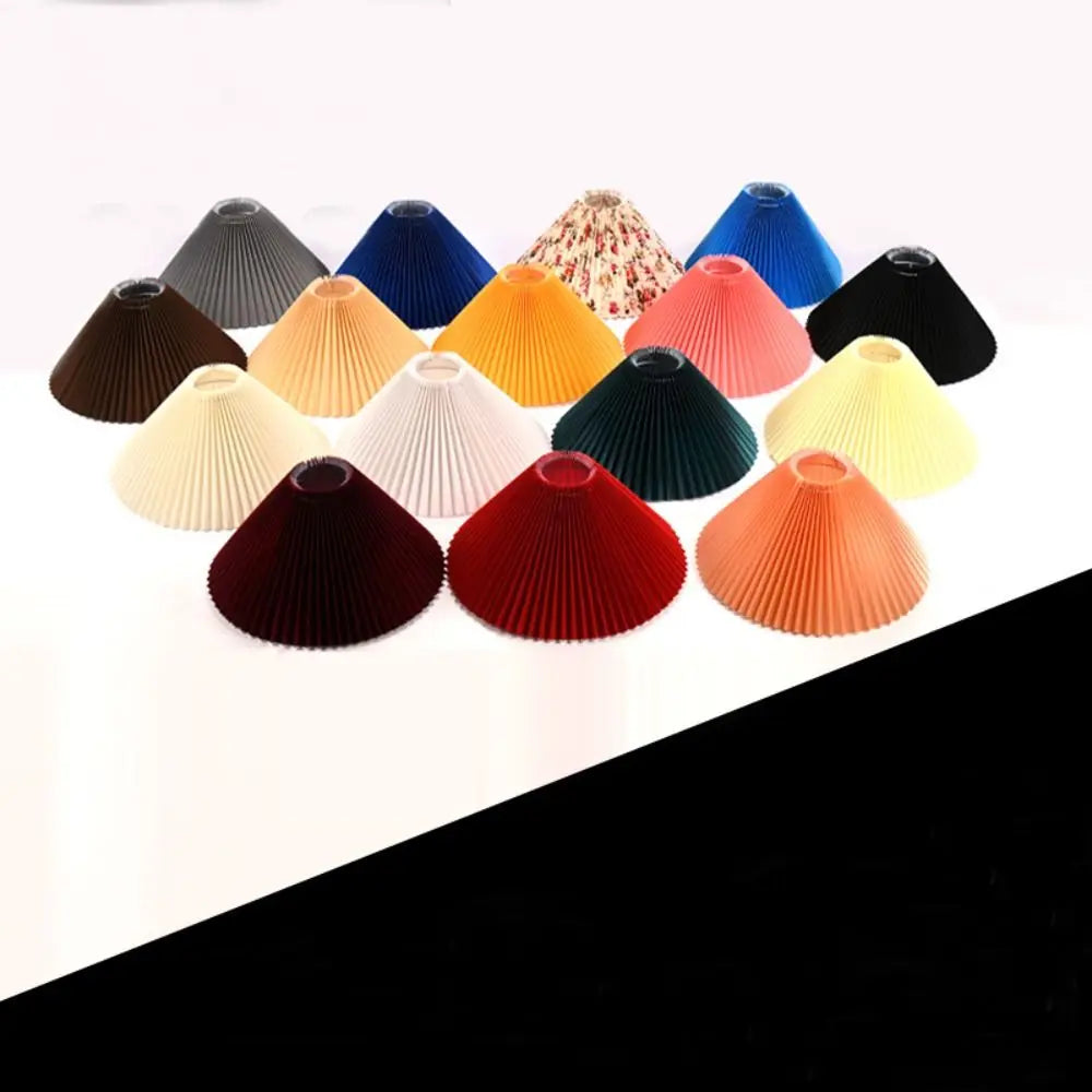 abat jour plissé moderne rouge beige noir blanc bleu orange marron vert gris contemporain