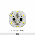 plaque led circulaire diodes blanc moderne 5w 7w 9w 12w 15w 18w 220v