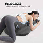 coussin ergonomique gris tissu 3d contour zones soutien lumbar cervical thoracique