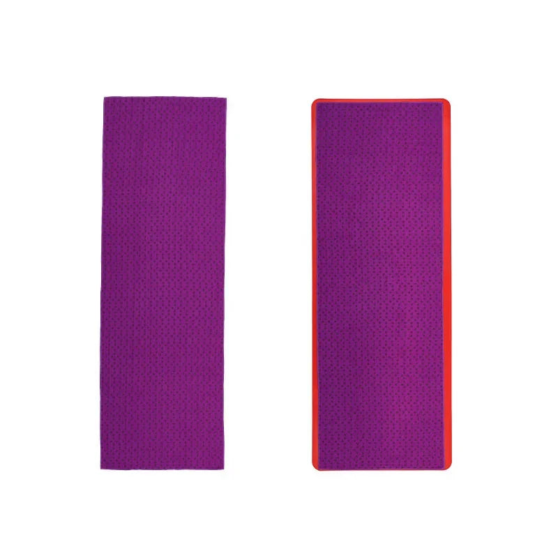 serviette microfibre couleur bleu orange rose violet moderne petite fleurs blanches sac rangement