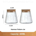 vases plantes verre transparent moderne minimaliste couvercle liège base bois