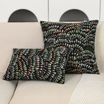 coussin decoratif moderne imprimé végétal doux polyester 30x50cm 45x45cm decoration
