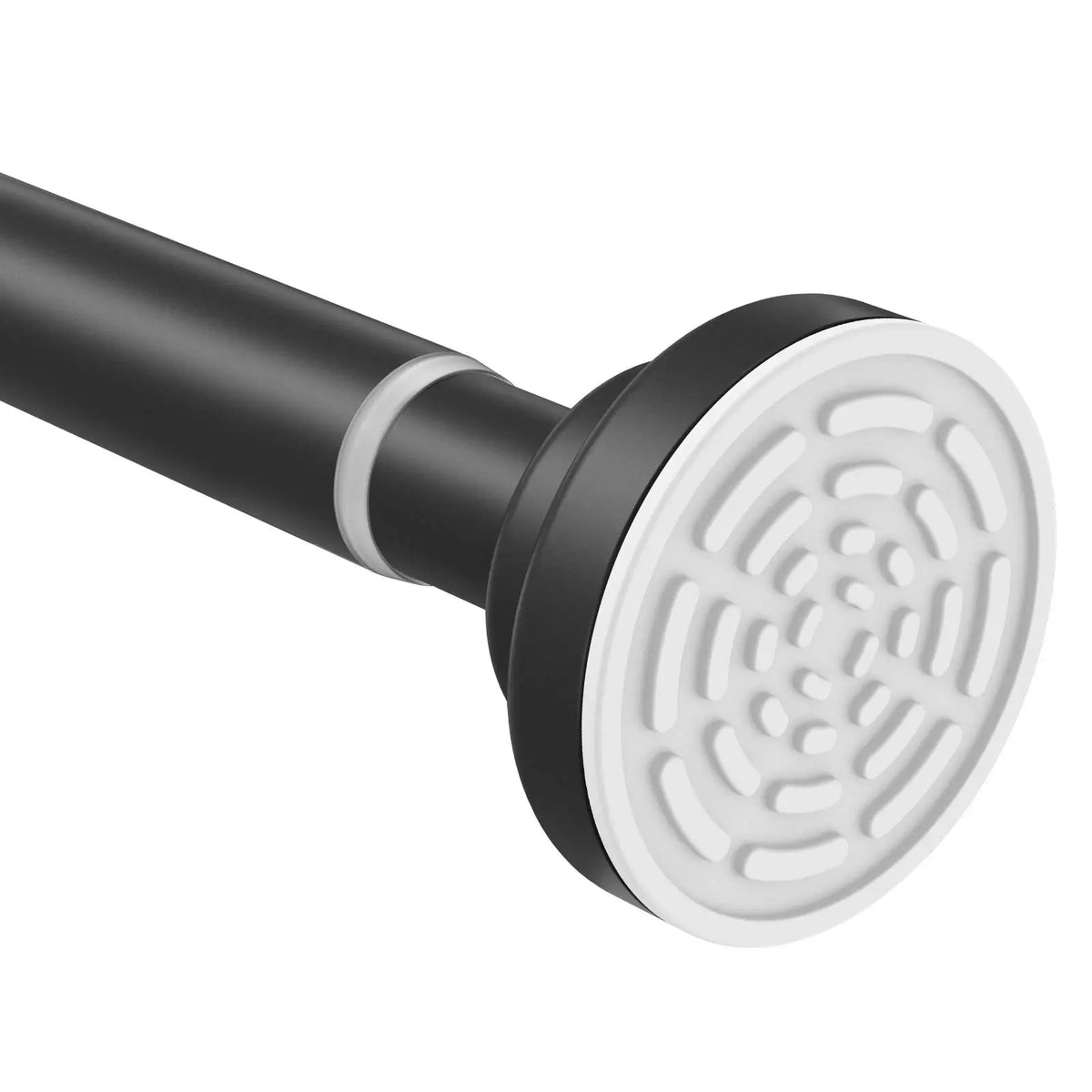 tige douche extensible antidérapante acier inoxydable moderne noire blanche argentée