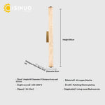lampe murale moderne marbre blanc led 80cm haute qualité decorationintérieur