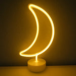 lampe néon vert rose jaune cactus flamant ananas moderne décoratif intérieur usb batterie