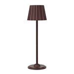 lampe table dorée plissée moderne batterie led rechargeable 5v cem rohs